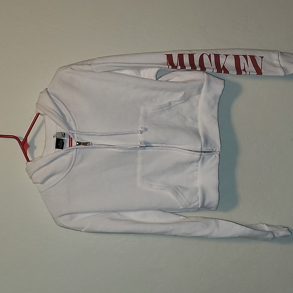 Mickey Mouse White Crop Jacket - image 2